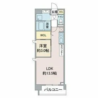 RAXA覚王山【5階】の間取り