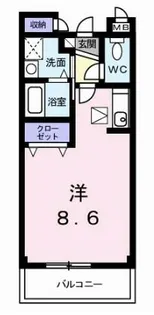 プラティークレーブⅢ【1階】の間取り
