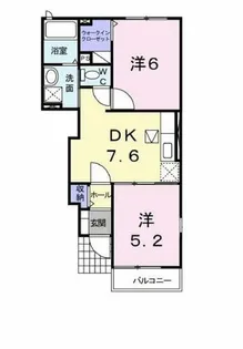 エル・サン・レイク【1階】の間取り