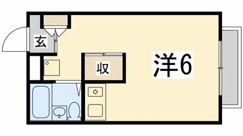 パレス苫編2番館【204号室】の間取り