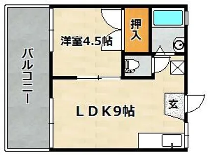 ハイム孝【102号室】の間取り