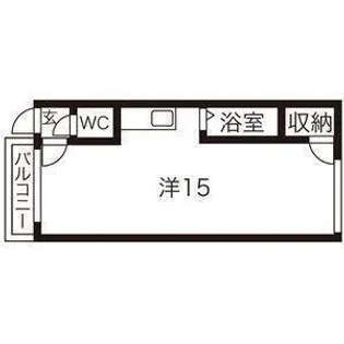 カサデューク平岸53.55.56【56-301号室】の間取り