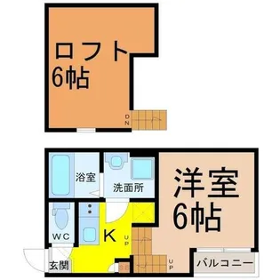 K・Dream堀田【1階】の間取り