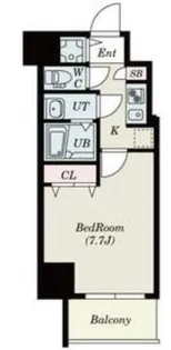 S-RESIDENCE緑橋駅前【12階】の間取り