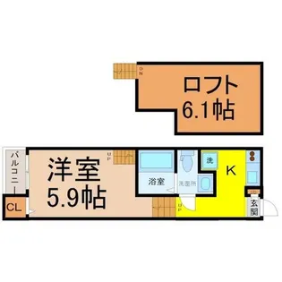 ボンヌール枇杷島【1階】の間取り