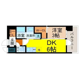エステムコート名古屋ルノン【10階】の間取り