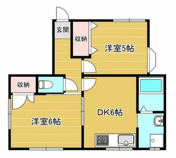 田窪マンション【1階】の間取り