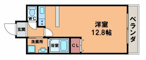 REBANGA阿倍野AP【4階】の間取り