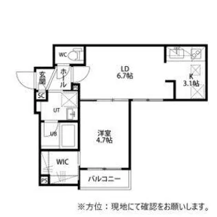 Noble Vista麻生(ノーブルビスタ麻生)【1階】の間取り