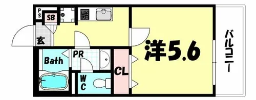 リブリ・新神戸【3階】の間取り