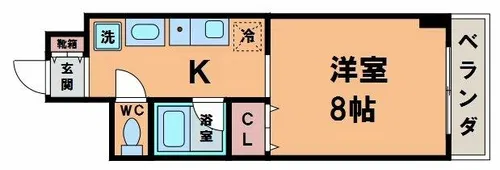 ADORER【3階】の間取り