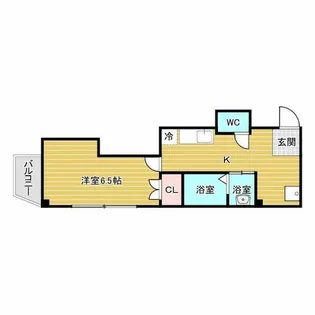 アリバ豊崎【6階】の間取り