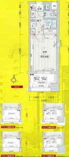 プレサンス泉セントマーク【4階】の間取り