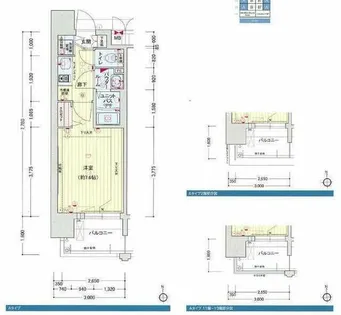プレサンス名古屋STATIONディーヴァ【11階】の間取り