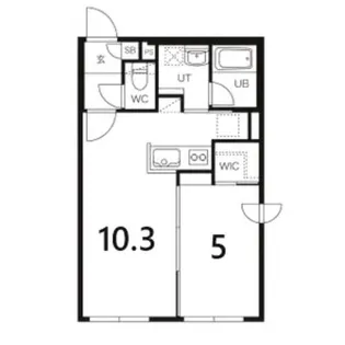 北海道札幌市手稲区前田一条10丁目【マンション】の間取り