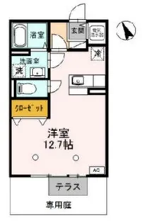 グランマーシーマサノ A【1階】の間取り