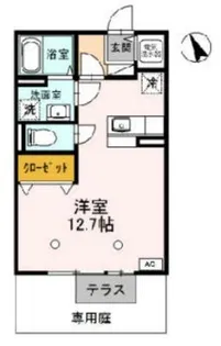 グランマーシーマサノ A【1階】の間取り