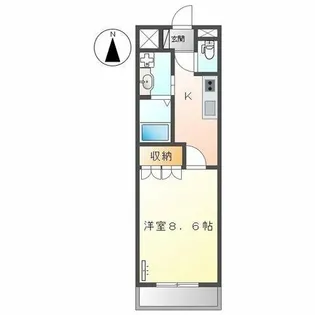 ドエル山王【2階】の間取り