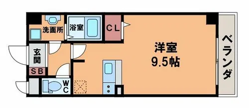 ジュネスO.C.U【4階】の間取り