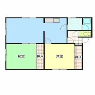 港南ハイツA【2号室】の間取り