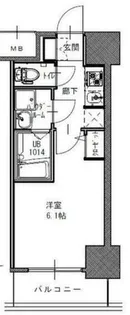 S-RESIDENCE南堀江【5階】の間取り