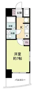 セレニテ桜川駅前プリエ【4階】の間取り