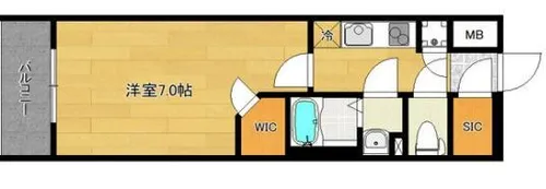 エスリード九条スタシオン【10階】の間取り