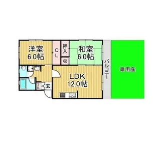 福岡県春日市大土居1丁目【マンション】の間取り