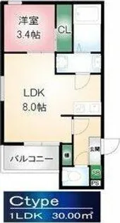 AMLUXⅡ【3階】の間取り