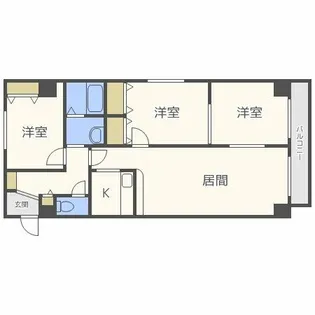 COLORE32【7階】の間取り