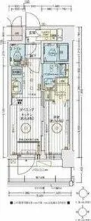 エステムコート名古屋サウスネクスト【3階】の間取り