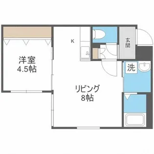 プレシェルト札幌苗穂【2階】の間取り