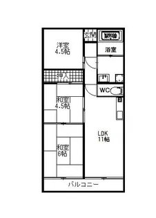 愛知県名古屋市東区葵3丁目【マンション】の間取り