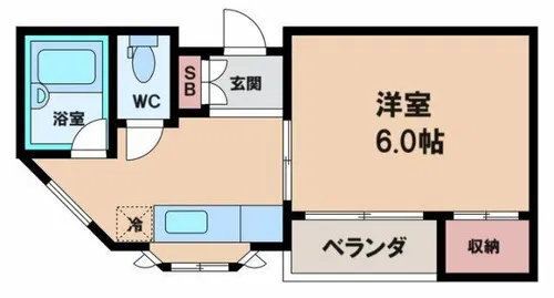 サンエクセル長居【3階】の間取り
