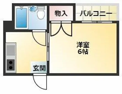 プレアール平野東【1階】の間取り