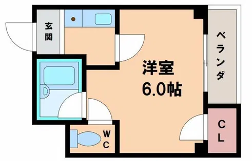 ロフティ清水丘【4階】の間取り