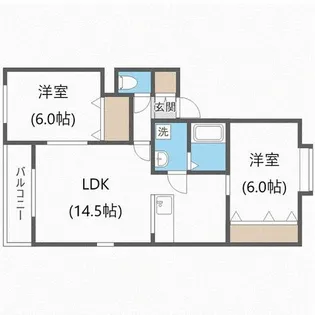 サンライズⅡ【1階】の間取り