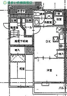 愛知県岡崎市洞町字本郷【アパート】の間取り
