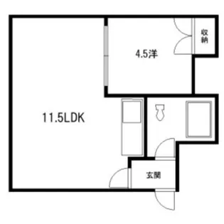 多宝マンション【2階】の間取り