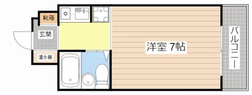 レジデンス八日市【403号室】の間取り