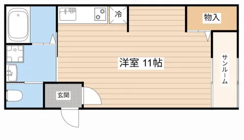 ラ・トゥール水口【205号室】の間取り