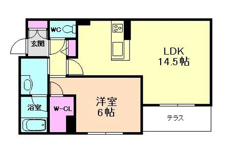大阪府豊中市豊南町南5丁目【アパート】の間取り