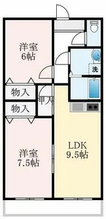 大阪府堺市中区深井東町【マンション】の間取り