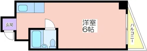 アーバンシティ岸里PART2【6階】の間取り