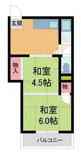 第二柳原マンション【1階】の間取り
