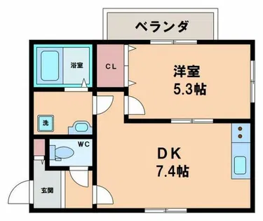 カルム林寺【2階】の間取り