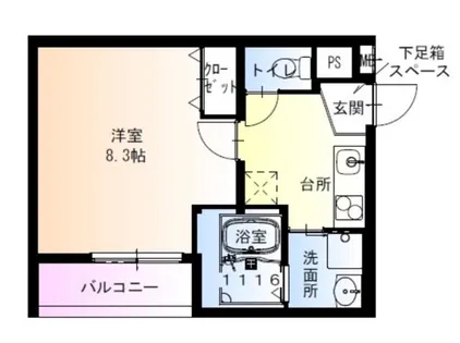 大阪府堺市堺区南島町1丁【アパート】の間取り