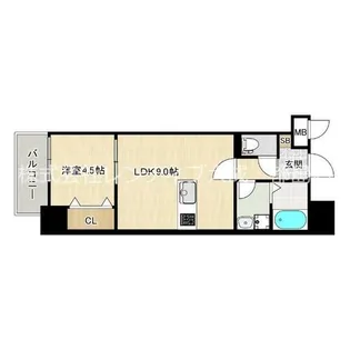 大阪府大阪市旭区大宮1丁目【マンション】の間取り