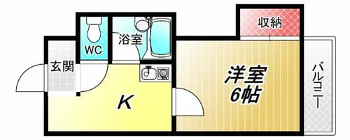 ウインライフ山本【3階】の間取り