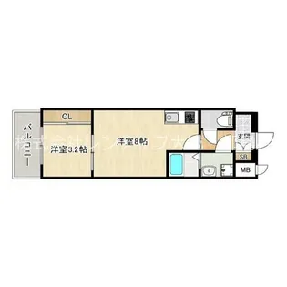 大阪府大阪市旭区中宮3丁目【マンション】の間取り